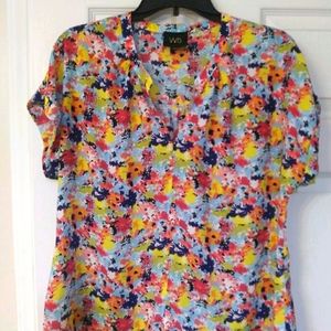 Womens W5 chiffon like material top